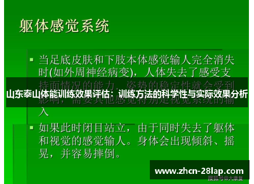 山东泰山体能训练效果评估：训练方法的科学性与实际效果分析